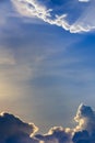 Abstract cloudy in sunset time Royalty Free Stock Photo