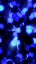 Abstract cluster of glowing blue spheres with smooth lighting and futuristic visual depth Royalty Free Stock Photo