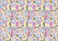 Abstract CMYK Pattern Background Textures