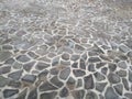 Abstract Cobblestone Walkway