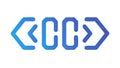 Abstract Code Brackets Programming Symbol, vector design Generative AI Royalty Free Stock Photo