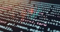 Abstract Code Visualization Royalty Free Stock Photo