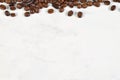 Abstract Coffee Bean and Marble Background Texture Royalty Free Stock Photo