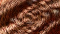 Abstract Coffee Brown Circular Lines Background Design