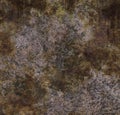 Abstract coffee brown grey stone or marble cracked wall with rusty vanes and stains