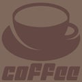 Abstract Coffee Cup Background