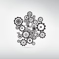 Abstract Cogs, Gears Royalty Free Stock Photo