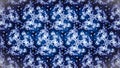 Abstract cold cool frozen blue pattern wallpaper.