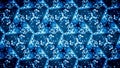 Abstract cold cool frozen blue pattern wallpaper.