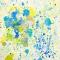 Abstract color art background multi-colored paint splashes. Colorful texture. Bright spring and summer colors Royalty Free Stock Photo