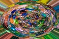 Abstract color background image with distort circle marbles Royalty Free Stock Photo
