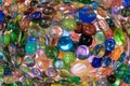 Abstract color background image with distort circle marbles Royalty Free Stock Photo