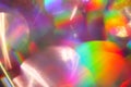 Abstract color bokeh. Defocused gradient background. Multicolored sparkling unusual blur. Rainbow glare