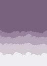 Abstract Color Clouds Sky Generative Art background illustration Royalty Free Stock Photo