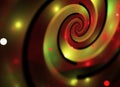 Abstract color dynamic blur background with lighting effect. Fractal spiral. Fractal art Royalty Free Stock Photo