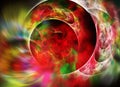 Abstract color dynamic blur background with lighting effect. Fractal texture. Fractal art Royalty Free Stock Photo