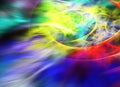 Abstract color dynamic blur background with lighting effect. Fractal texture. Fractal art Royalty Free Stock Photo