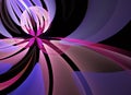 Abstract color dynamic textured background with lighting effect. Fractal flower. Fractal art Royalty Free Stock Photo