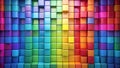 Abstract Color Field: Abstract Square Background with Large Blocks of Color  generative AI Royalty Free Stock Photo