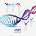 Abstract color geometric lattice DNA