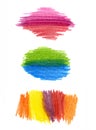 Abstract color hand drawn design elements Royalty Free Stock Photo