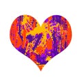 Abstract color heart Royalty Free Stock Photo