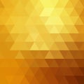 Abstract color mosaic background. Gold vector background. eps 10 Royalty Free Stock Photo