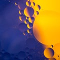 Abstract color oil drops Royalty Free Stock Photo