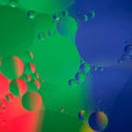 Abstract color oil drops Royalty Free Stock Photo