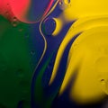 Abstract color oil drops Royalty Free Stock Photo