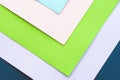 Abstract color papers geometry flat Royalty Free Stock Photo