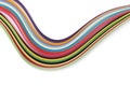 Abstract color rainbow strip paper background