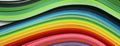 Abstract color rainbow strip paper background