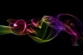 Abstract color smoke background