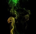 Abstract color smoke. Royalty Free Stock Photo