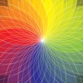 Abstract color spectrum background