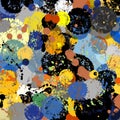 Abstract color splash background, Royalty Free Stock Photo