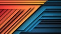 Abstract Color Transition Diagonal Layers with Gradient Shadow Play  Modern Design Royalty Free Stock Photo