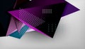 Abstract color triangles geometric background. Mosaic triangular low poly style Royalty Free Stock Photo