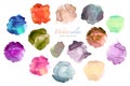 Abstract color watercolor blot Royalty Free Stock Photo