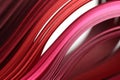 Abstract color wave curl red and pink strip paper background Royalty Free Stock Photo