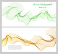 Abstract color wave design element Royalty Free Stock Photo