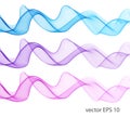 Abstract color wave design element Royalty Free Stock Photo