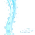 Abstract color wave design element. Christmas