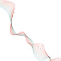 Abstract color wave line on white background. Gradient line motion. Modern designt template. Jpeg illustration