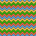 Abstract Color Zigzag Wave Pattern Background. Vector