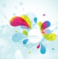 Abstract colored background.