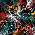 Abstract colored background of graffiti beautiful polygons Royalty Free Stock Photo