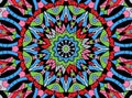 Abstract colored background from a mandala Royalty Free Stock Photo
