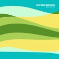 Abstract colored Background with Waves. Vector pattern Royalty Free Stock Photo